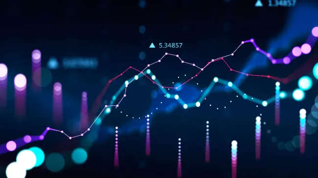 futuristic graph